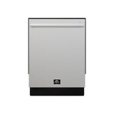 Forno Romano 24-Inch Built-In Dishwasher, Stainless Steel Finish, Stainless Steel Tub, 49 dBA, Energy Star Certified