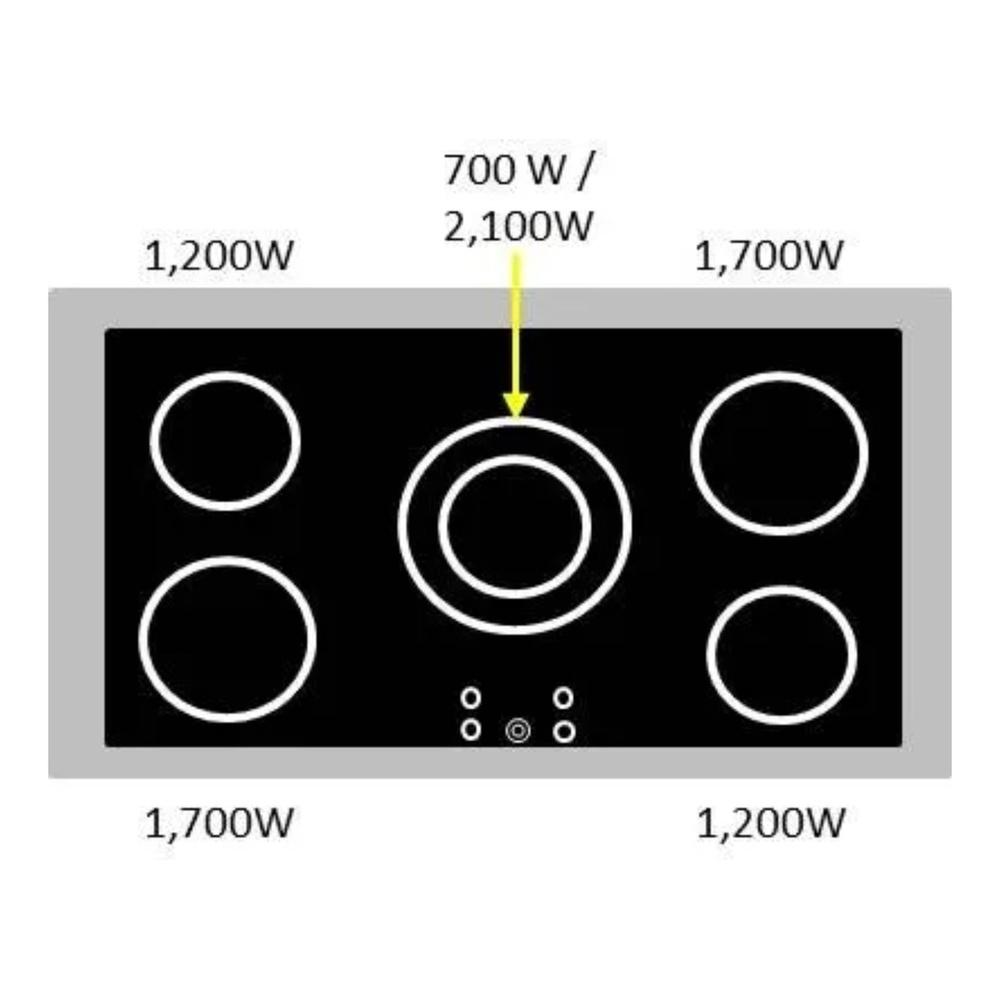 Verona VPFSEE365DSS 36 inch Prestige Series Freestanding Double Oven Electric Range with 5 Elements, 3.5 cu. ft. Total Oven Capacity, European Convection (Stainless Steel)