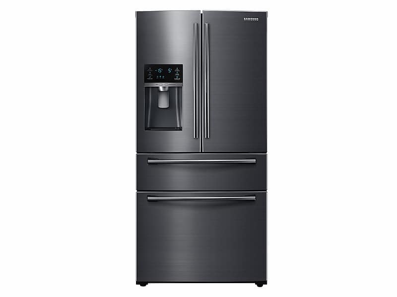 25 cu. ft. 4-Door French Door Refrigerator in Black Stainless Steel