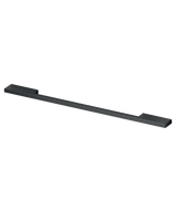 Contemporary Square Fine Black Handle, 24"