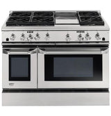 GE Monogram® 48" Dual-Fuel Professional Range with 6 Burners and Griddle (Liquid Propane)