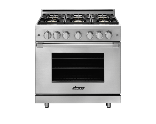 Gas Pro Range, Silver Stainless Steel, Liquid Propane