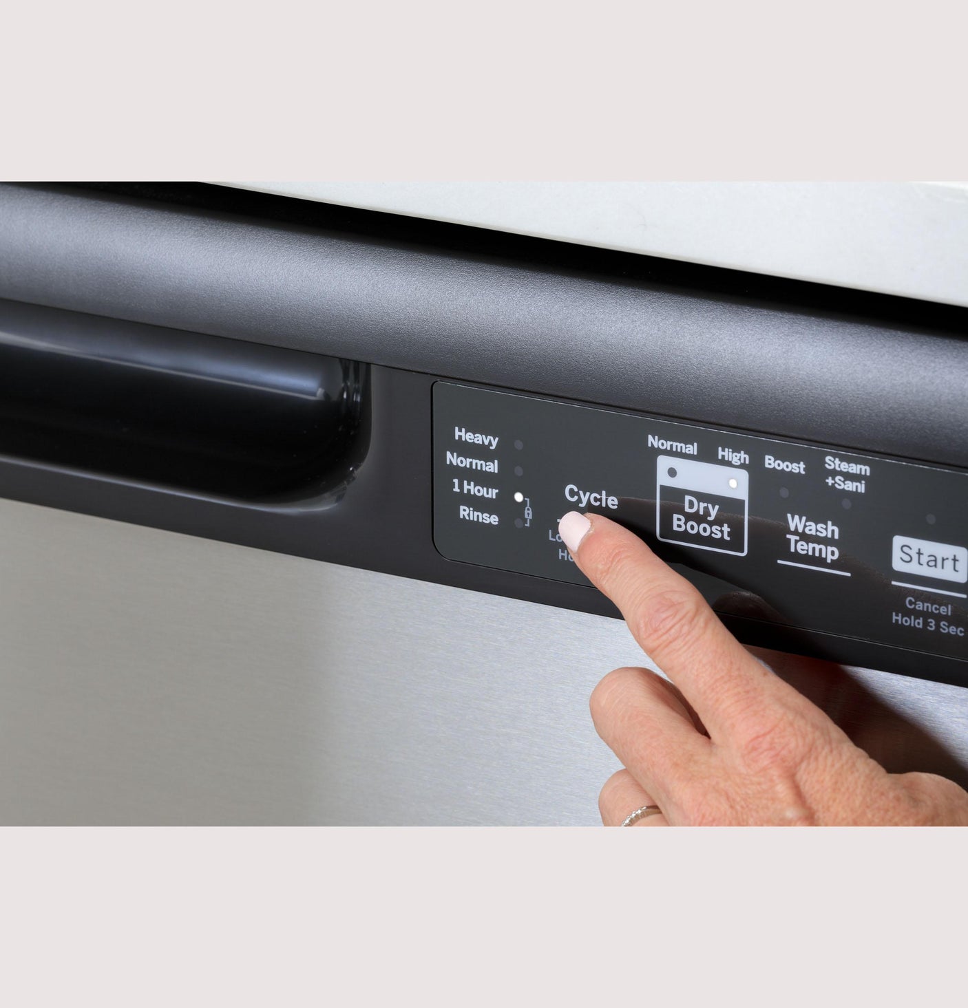 GE® ENERGY STAR® Dishwasher with Front Controls