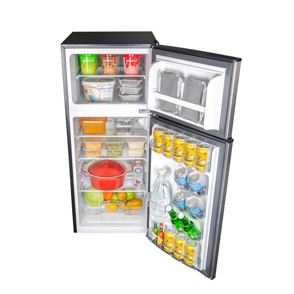 Danby 4.5 cu. ft. 2 Door Compact Fridge in Stainless Steel Look