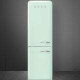 Approx 24" 50'S Style refrigerator with automatic freezer, Pastel green, Left hand hinge