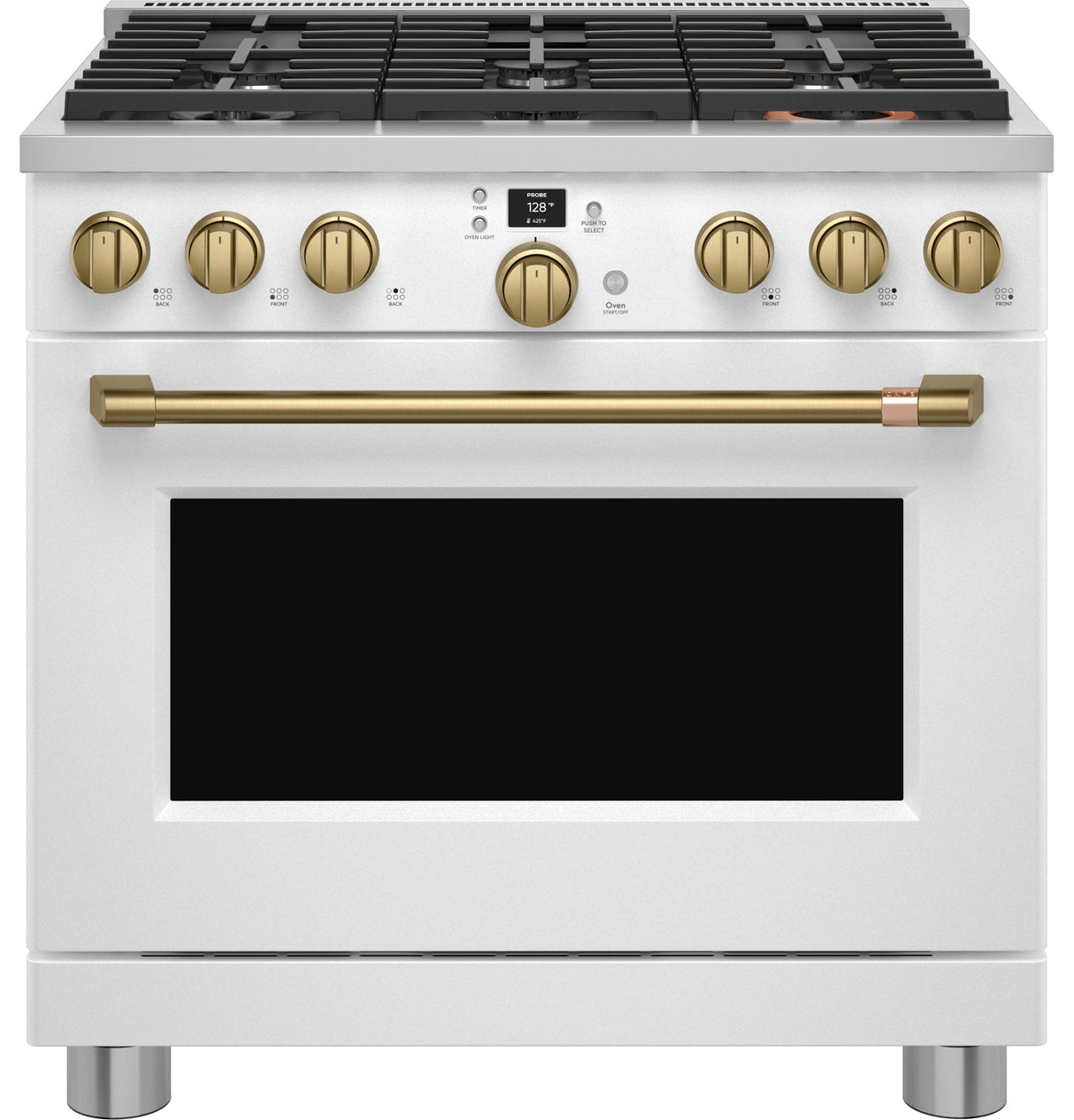 Café™ 36" Smart Dual-Fuel Commercial-Style Range with 6 Burners (Natural Gas)