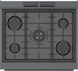800 Series Dual Fuel Freestanding Range 30" Black Stainless Steel