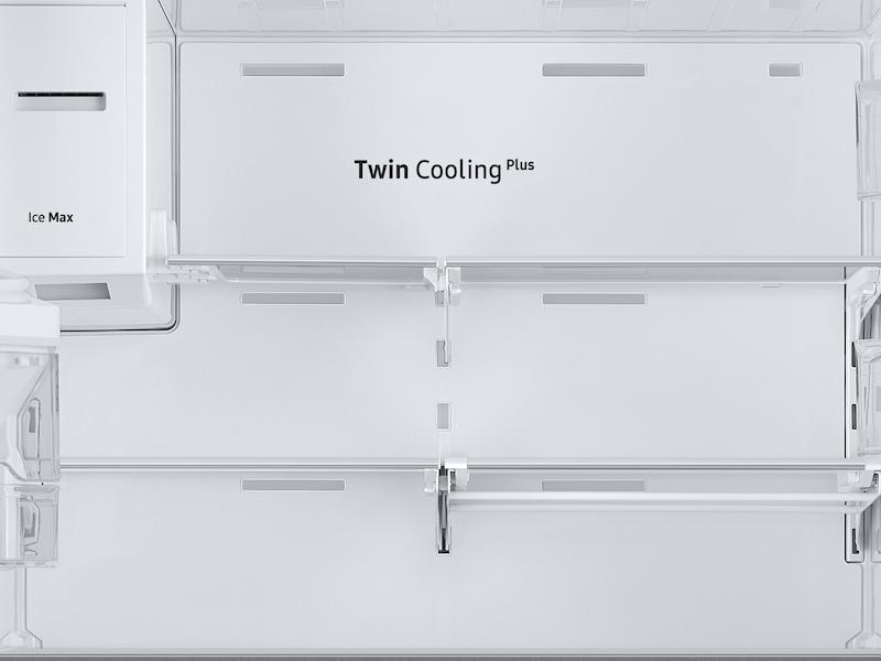 23 cu. ft. Counter Depth 4-Door French Door Refrigerator in Tuscan Stainless Steel