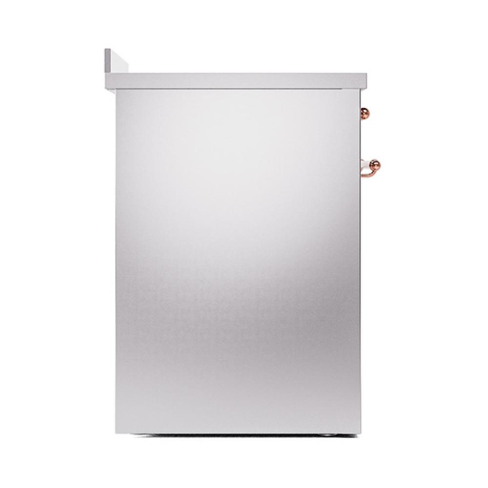 ILVE UNI304QNMPSSP Nostalgie II Noblesse 30 inch Induction Range (Solid Door, Stainless Steel, Copper)