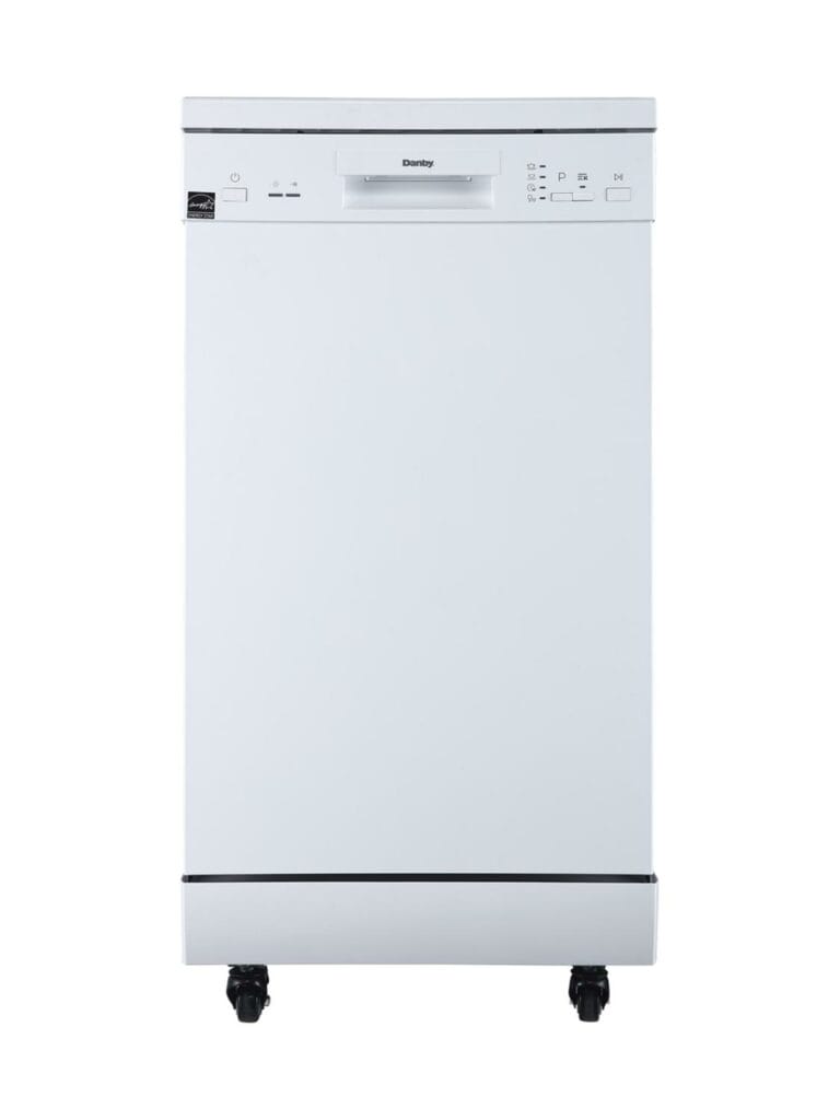 Danby 18" Wide Portable Dishwasher in White