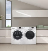 GE® 7.5 cu. ft. Capacity Front Load Electric Dryer with Steam