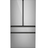 Café™ ENERGY STAR® 28.7 Cu. Ft. Smart 4-Door French-Door Refrigerator in Platinum Glass With Dual-Dispense AutoFill Pitcher