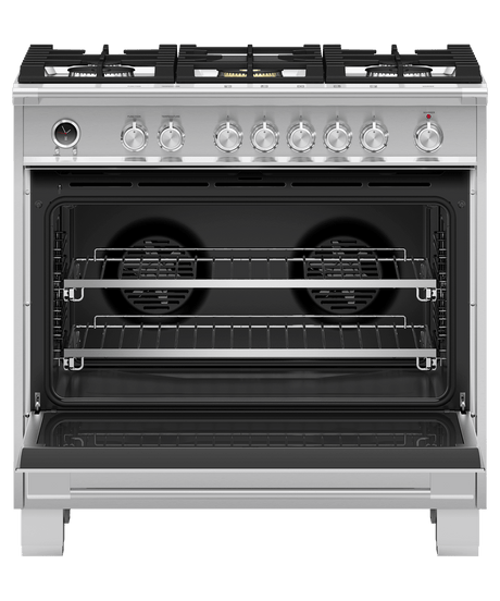 36" Series 9 Classic 5 Burner Dual Fuel Self-Cleaning Range