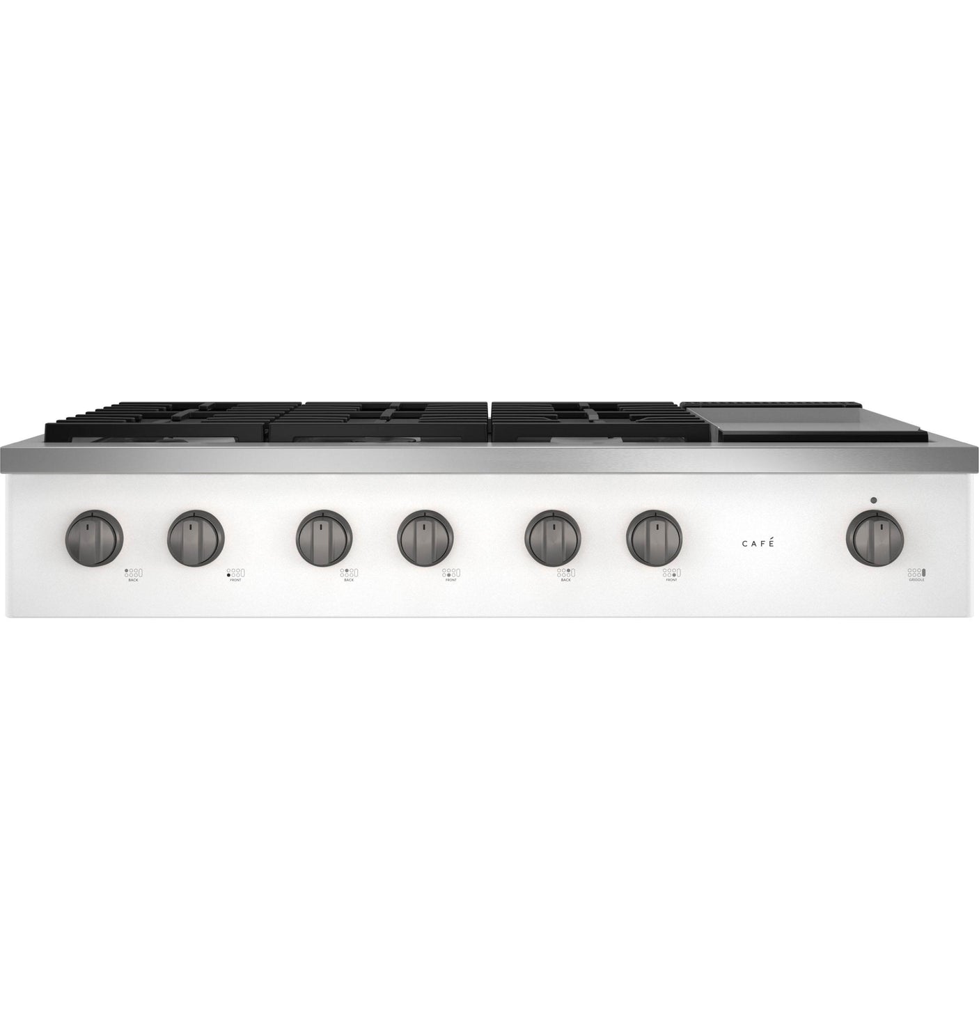 Café™ 48" Commercial-Style Gas Rangetop with 6 Burners and Integrated Griddle (Natural Gas)