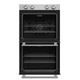 Forno Vomero 30-Inch Double Wall Oven, Stainless Steel, 10 cu.ft Total Capacity, 7100W Convection, Mechanical Controls, Self-Cleaning Function
