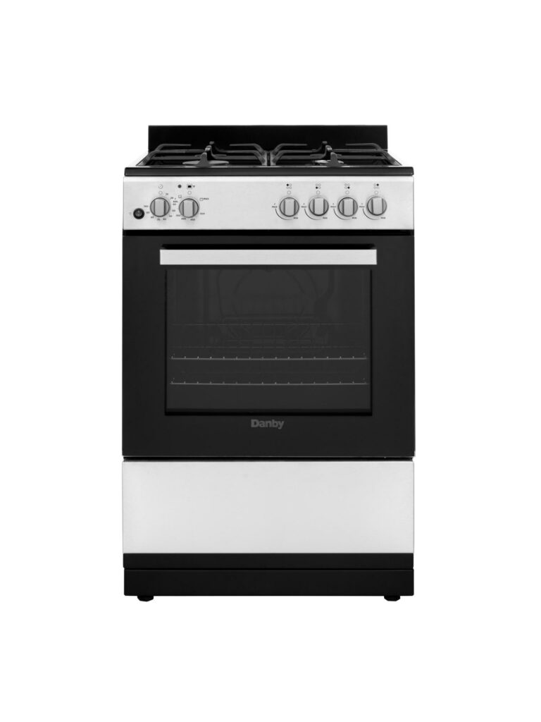 Danby 24" Wide Gas Range in Stainless Steel