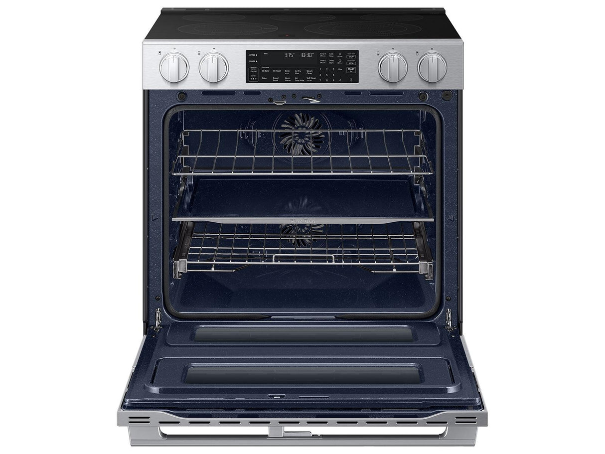 Bespoke Smart Slide-in Electric Range Flex Duo™ Oven  Pro Style Design  Dual True Convection