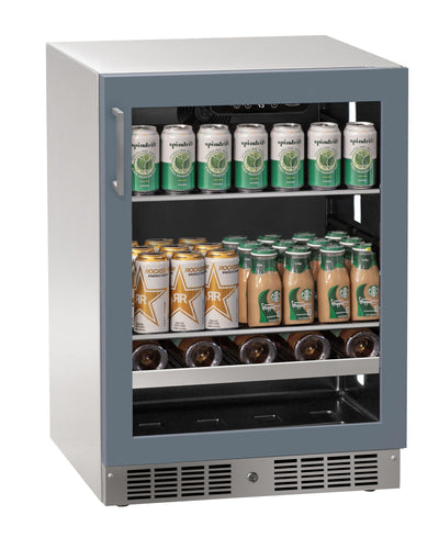 24 inch Beverage Center with Door Style - Panel Ready Frame Glass