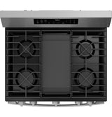 GE Profile™ 30" Smart Free-Standing Gas Convection Range with No Preheat Air Fry and EasyWash™ Oven Tray