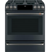 Café™ 30" Smart Slide-In, Front-Control, Dual-Fuel Range with Warming Drawer