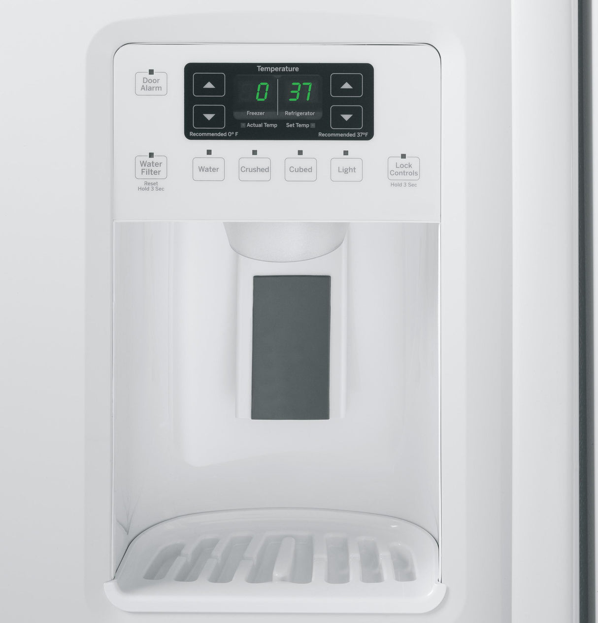 GE® ENERGY STAR® 25.3 Cu. Ft. Side-By-Side Refrigerator