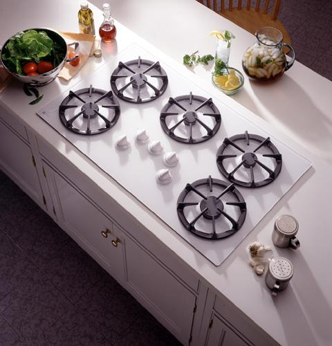 GE® 36" Built-In Gas Cooktop