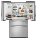 36-inch Wide 4-Door Refrigerator with More Flexible Storage