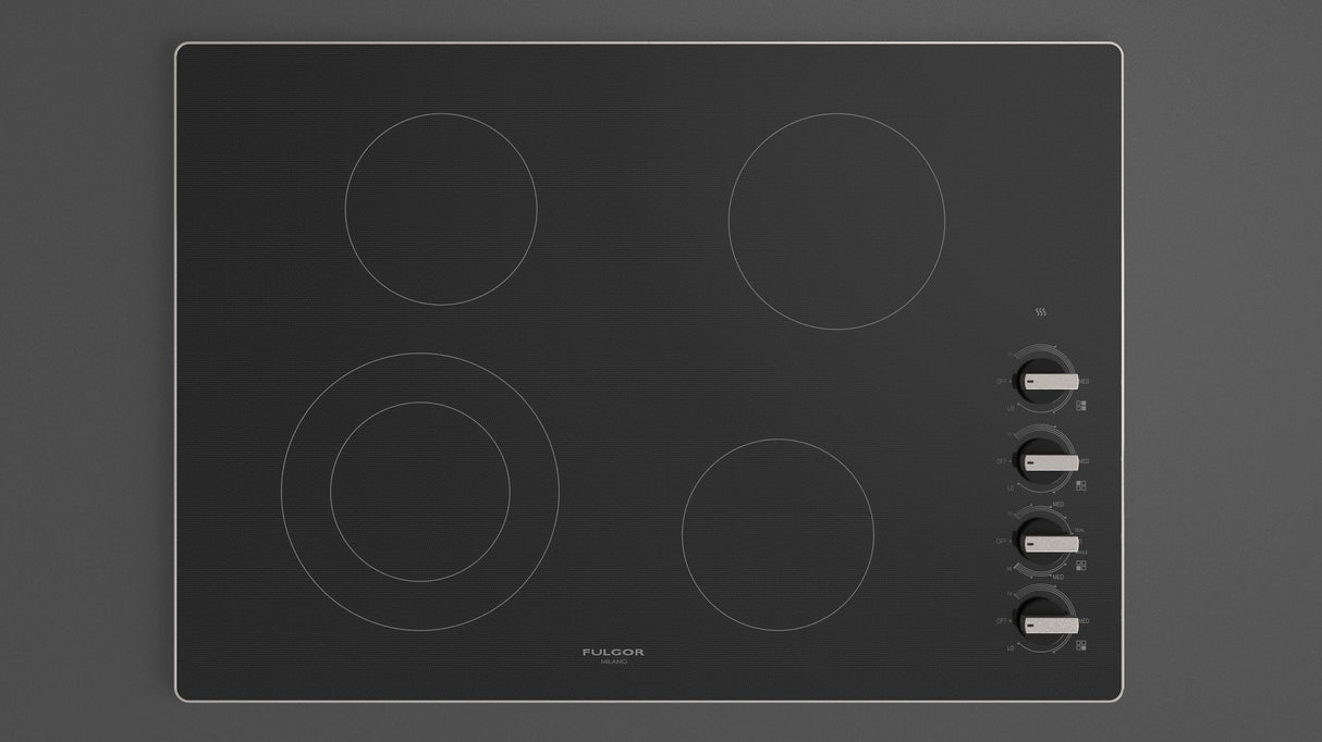 30" RADIANT COOKTOP WITH KNOBS