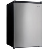 Danby 4.5 cu. ft. Compact Fridge with True Freezer in Stainless Steel Look