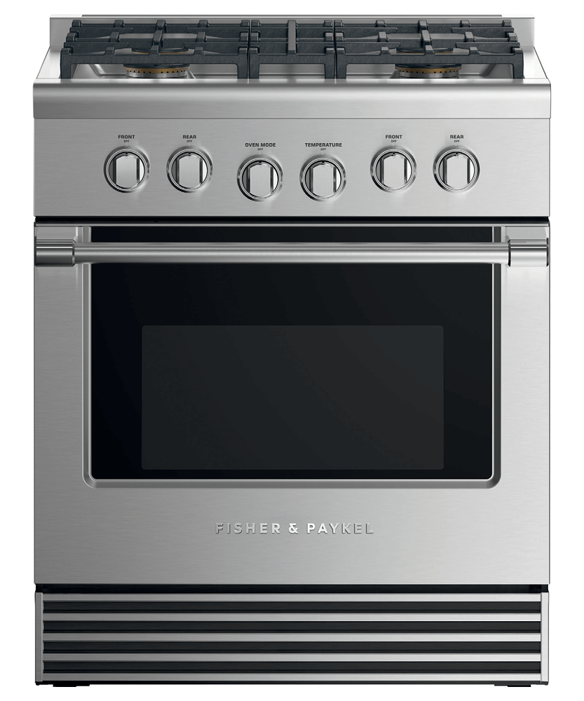 Gas Range, 30", 4 Burners