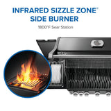 Rogue PRO 625 SIB with Infrared Side Burner , Propane, Black