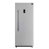 Forno Fortezza 28 Inch Right-Swing Convertible Refrigerator/Freezer, Stainless Steel, Total No Frost