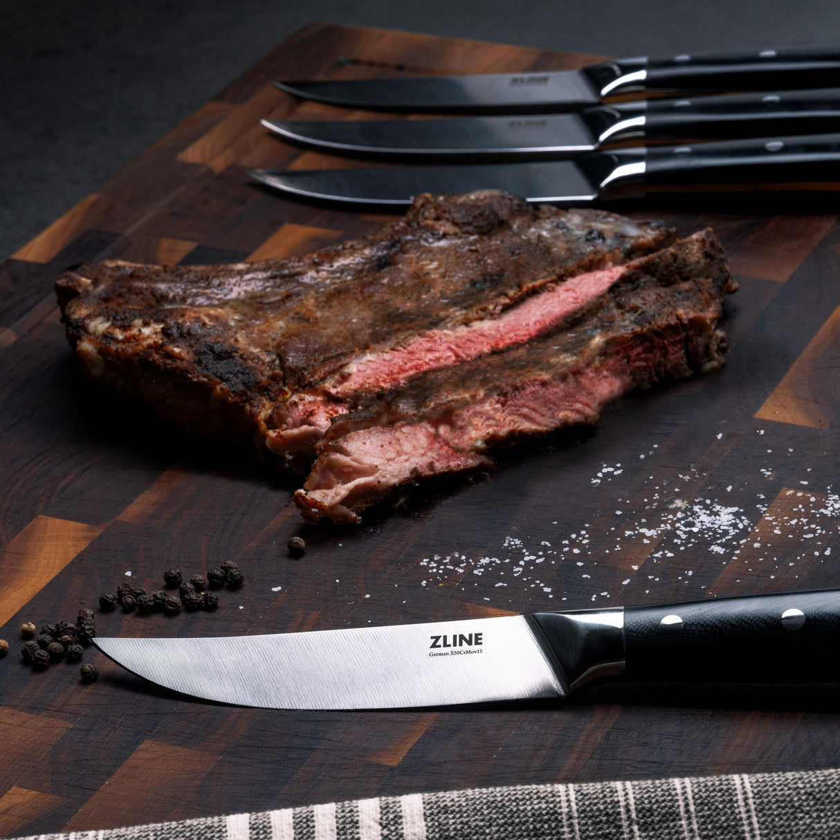 ZLINE 6-Piece Professional German Steel Steak Knife Set (STK-GS-6)