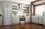 800 Series Dual Fuel Slide-in Range 30" Stainless Steel