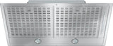 DA 2588 Stainless steel - Insert ventilation hood with energy-efficient LED lighting and backlit controls for easy use.