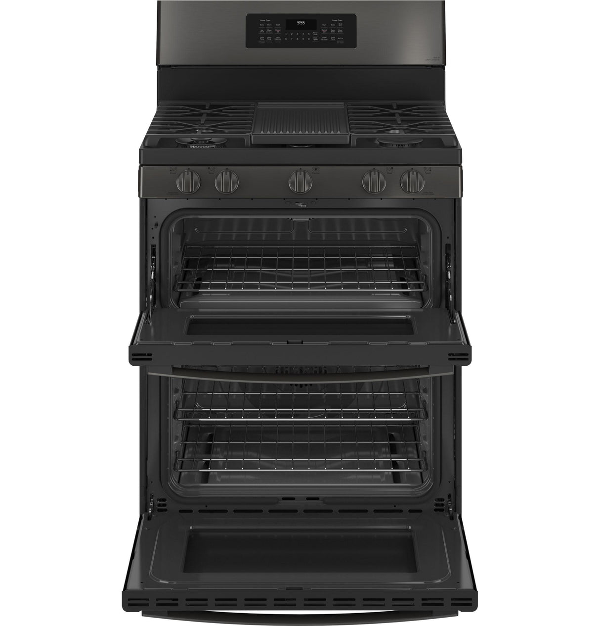 GE Profile™ 30" Free-Standing Gas Double Oven Convection Range with No Preheat Air Fry
