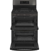 GE Profile™ 30" Free-Standing Gas Double Oven Convection Range with No Preheat Air Fry
