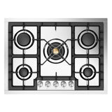 ILVE UHCPT75SSLP Professional Plus II 30 inch Built-In Gas Cooktop with 5 Burners, in Stainless Steel (Liquid Propane)