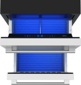 Presrv Refrigerator Drawers, 24in Compact, SS, 2 Zone