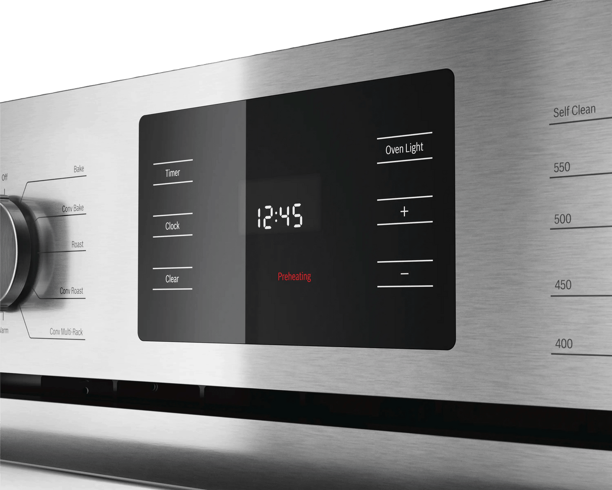 500 Series, 30", Single Wall Oven, SS, EU Convection, Knob Control