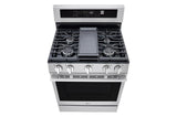 6.3 cu. ft. Smart Wi-Fi Enabled Probake Convection® Gas Range with Air Fry & EasyClean®