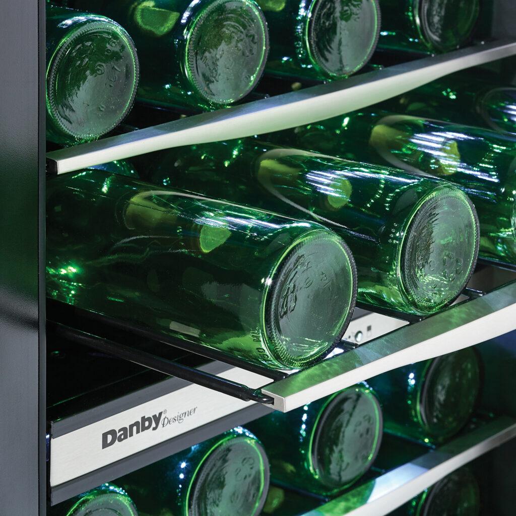 Danby 38 Bottle Free-Standing Wine Cooler in Stainless Steel