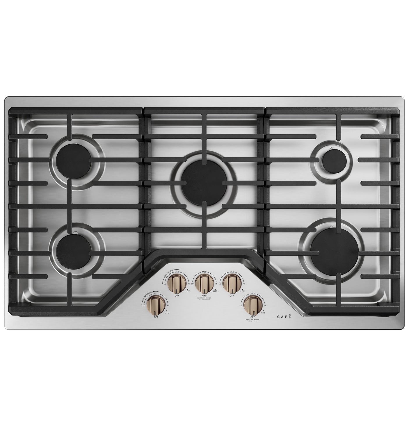 Café™ 5 Gas Cooktop Knobs - Brushed Bronze