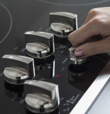 GE Profile™ 30" Built-In Knob Control Electric Cooktop