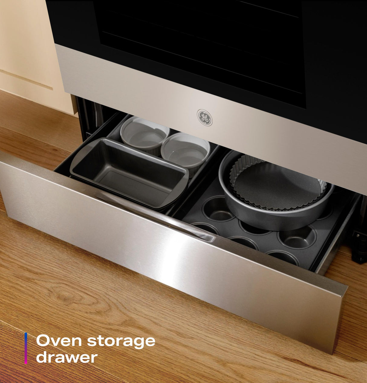 GE Profile™ 30" Smart Free-Standing Gas Convection Range with No Preheat Air Fry and EasyWash™ Oven Tray
