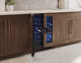 Presrv Wine Cooler, 24in UC, Panel Ready, French Door