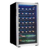 Danby 36 Bottle Free-Standing Wine Cooler in Stainless Steel
