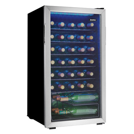 Danby 36 Bottle Free-Standing Wine Cooler in Stainless Steel