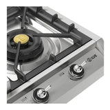 ILVE UHCP1265FNSSC Nostalgie II 48 inch Built-In Gas Cooktop with 8 Burners, Griddle, in Stainless Steel (Natural Gas, Chrome)