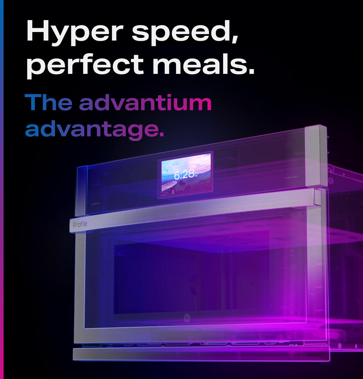 GE Profile™ 30" Single Wall Oven with 120V Advantium® Technology